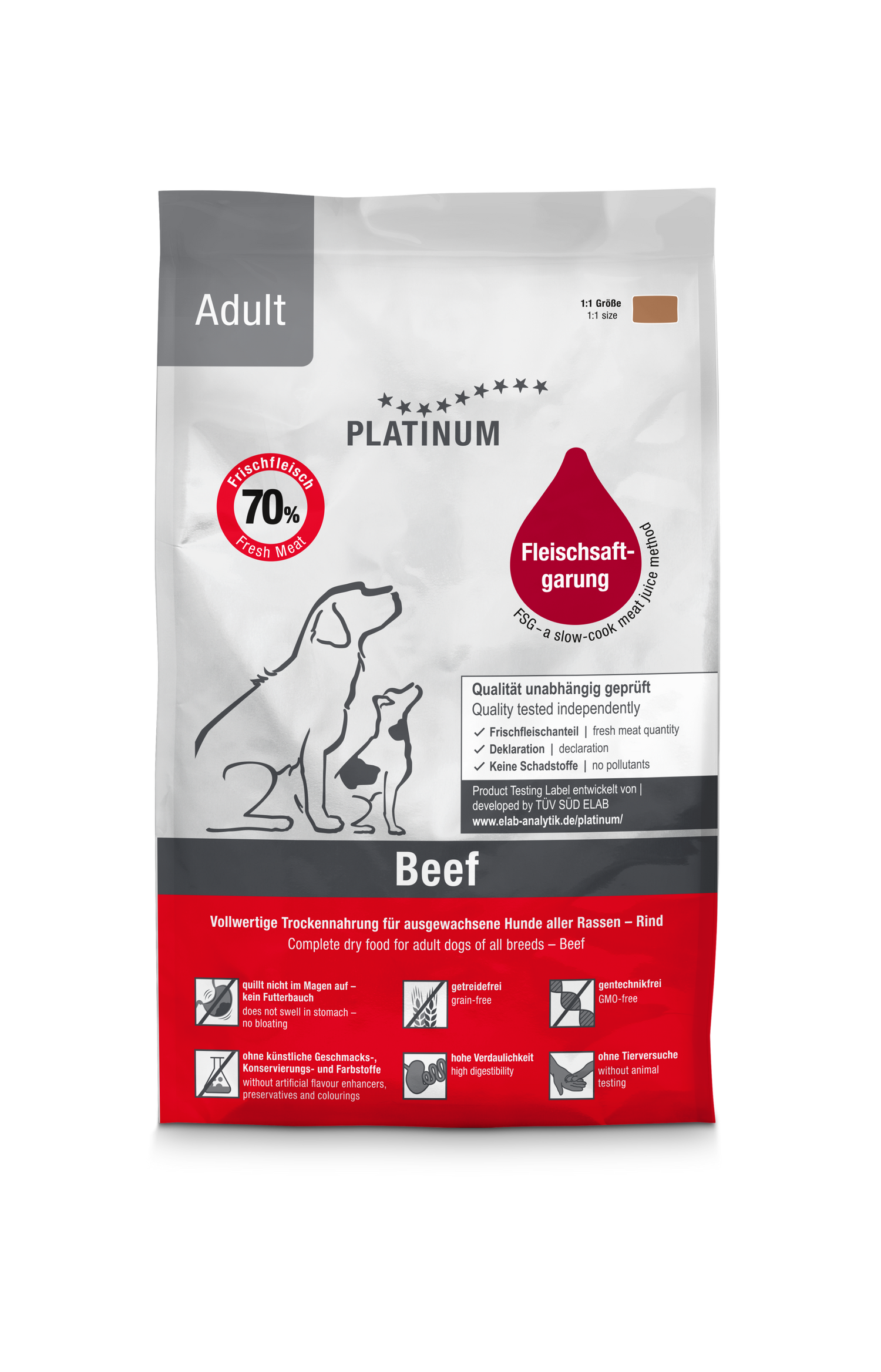 Dry dog food