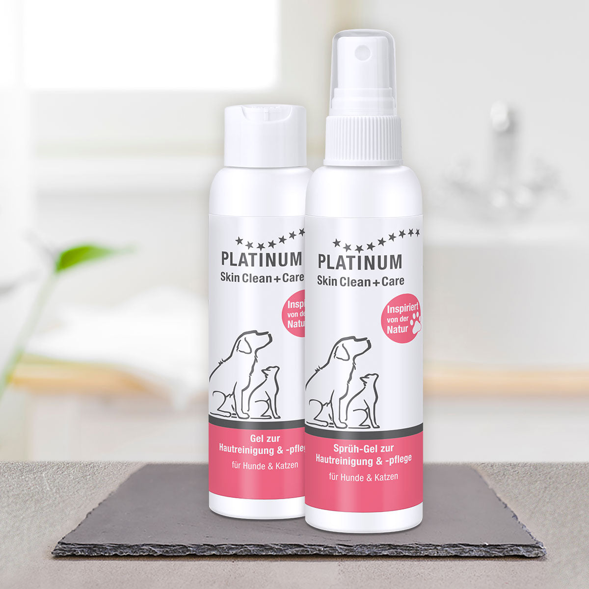 Skin care cat