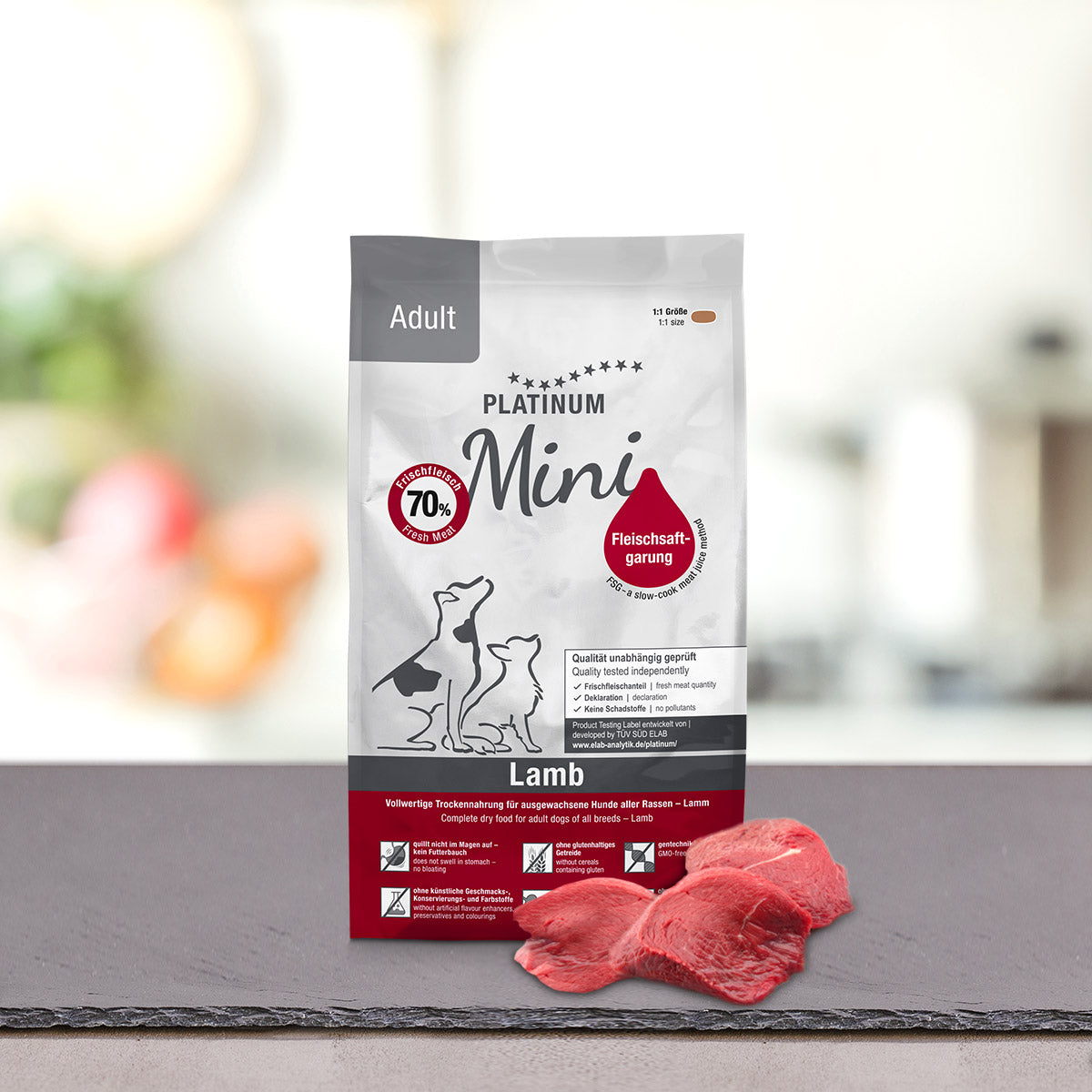 อาหารสุนัข mini – รสเนื้อแกะ (สำหรับสายพันธุ์เล็ก)
