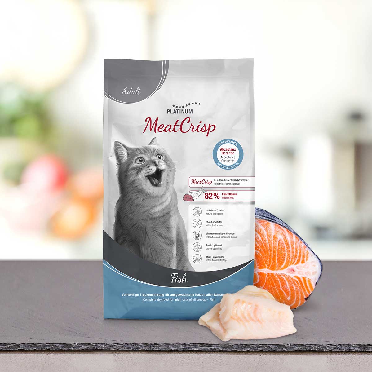 สำหรับแมวโต- MeatCrisp รสปลา